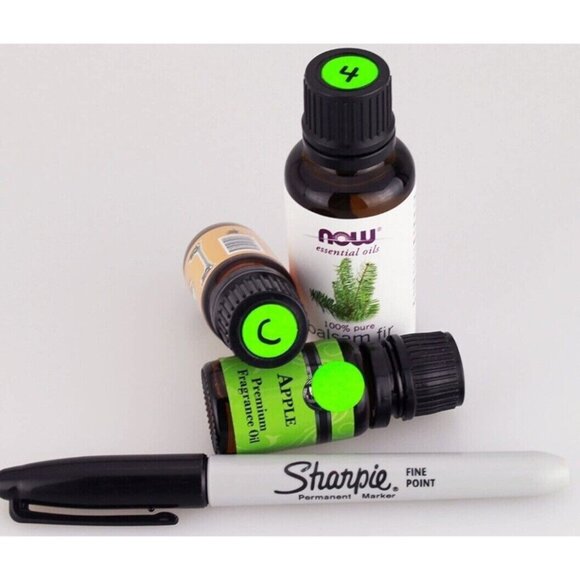 2 Pack ChromaLabel 1/2" Inch Round Green Dot Stickers, 1000 per Dispenser - Picture 4 of 10